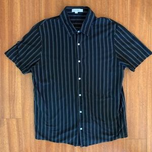 Calvin Klein - Black/White Button Down - Size XL